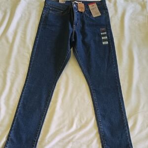 Levi Strauss Skinny Jeans in Dark Blue Denim